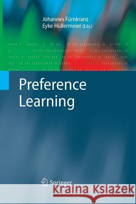 Preference Learning Johannes Furnkranz Eyke Hullermeier 9783642422300 Springer - książka