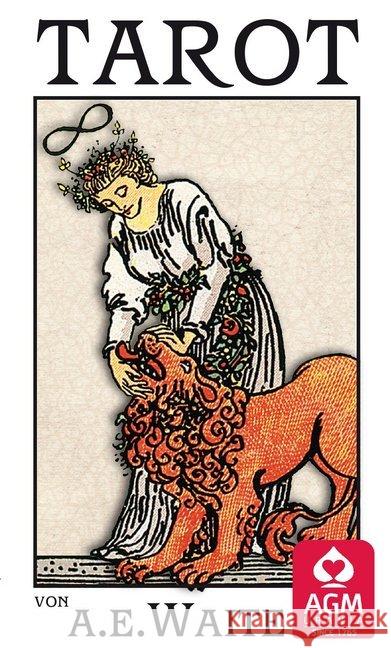 Premium Tarot von A.E. Waite, Tarotkarten (Pocket) : Karten im Pocketformat Waite, Arthur E. 4250375102359 Königsfurt Urania - książka