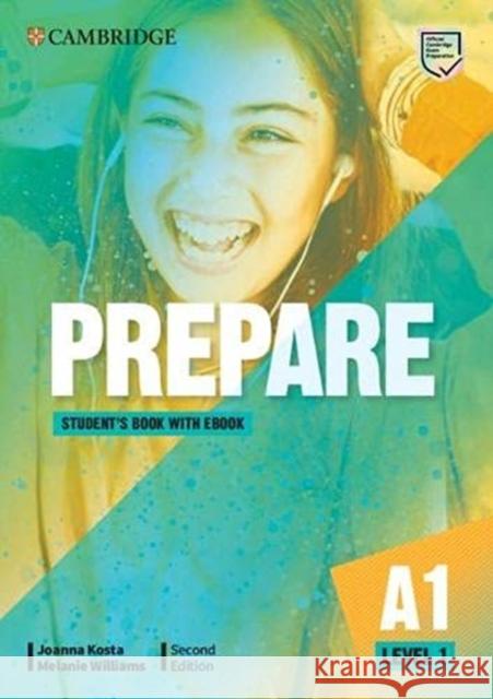 Prepare Level 1 Student's Book with eBook Melanie Williams 9781009023009 Cambridge University Press - książka