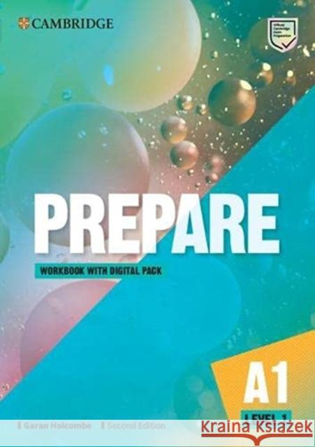 Prepare Level 1 Workbook with Digital Pack Garan Holcombe   9781009023016 Cambridge University Press - książka