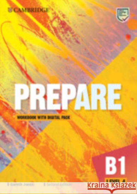 Prepare Level 4 Workbook with Digital Pack Gareth Jones   9781009022965 Cambridge University Press - książka