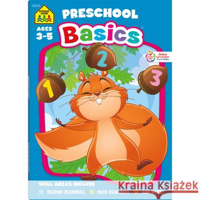 Preschool Basics P Ages 3-5 School Zone 9781589470354 School Zone - książka