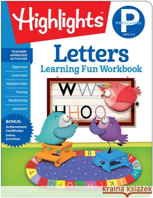 Preschool Letters Highlights Learning 9781684372799 Highlights Learning - książka