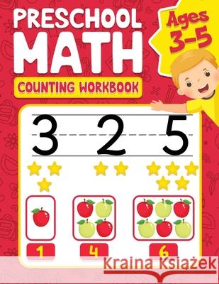 Preschool Math Counting for Ages 3-5 Rr Publishing 9781739437794 Rcr Global Limited - książka