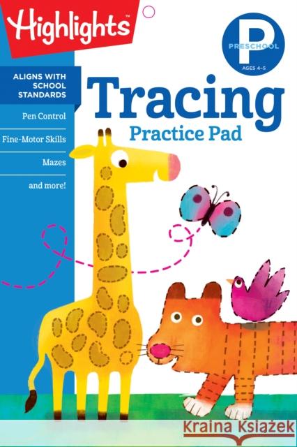 Preschool Tracing Highlights Learning 9781684371600 Highlights Learning - książka