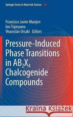 Pressure-Induced Phase Transitions in Ab2x4 Chalcogenide Compounds Manjon, Francisco Javier 9783642403668 Springer - książka
