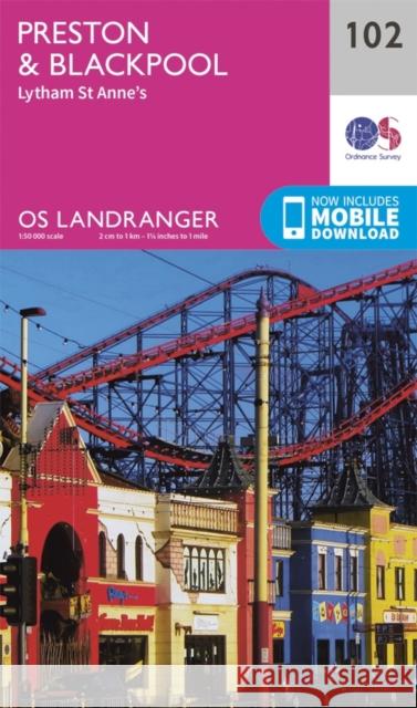 Preston & Blackpool, Lytham Ordnance Survey 9780319262009 Ordnance Survey - książka