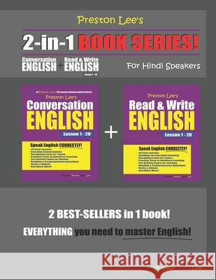 Preston Lee's 2-in-1 Book Series! Conversation English & Read & Write English Lesson 1 - 20 For Hindi Speakers Matthew Preston Kevin Lee 9781675639399 Independently Published - książka