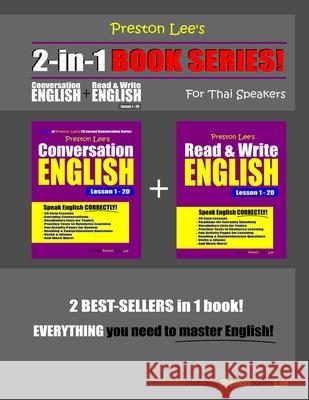 Preston Lee's 2-in-1 Book Series! Conversation English & Read & Write English Lesson 1 - 20 For Thai Speakers Matthew Preston Kevin Lee 9781675721933 Independently Published - książka