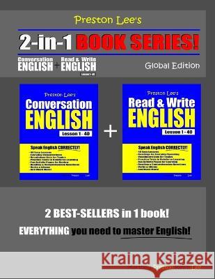 Preston Lee's 2-in-1 Book Series! Conversation English & Read & Write English Lesson 1 - 40 Global Edition Matthew Preston Kevin Lee 9781652548263 Independently Published - książka