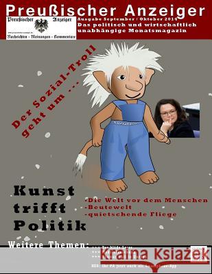 Preussischer Anzeiger: Das politische Monatsmagazin - Ausgabe September/ Oktober 2014 Luley, Wolfgang 9781502339621 Createspace - książka