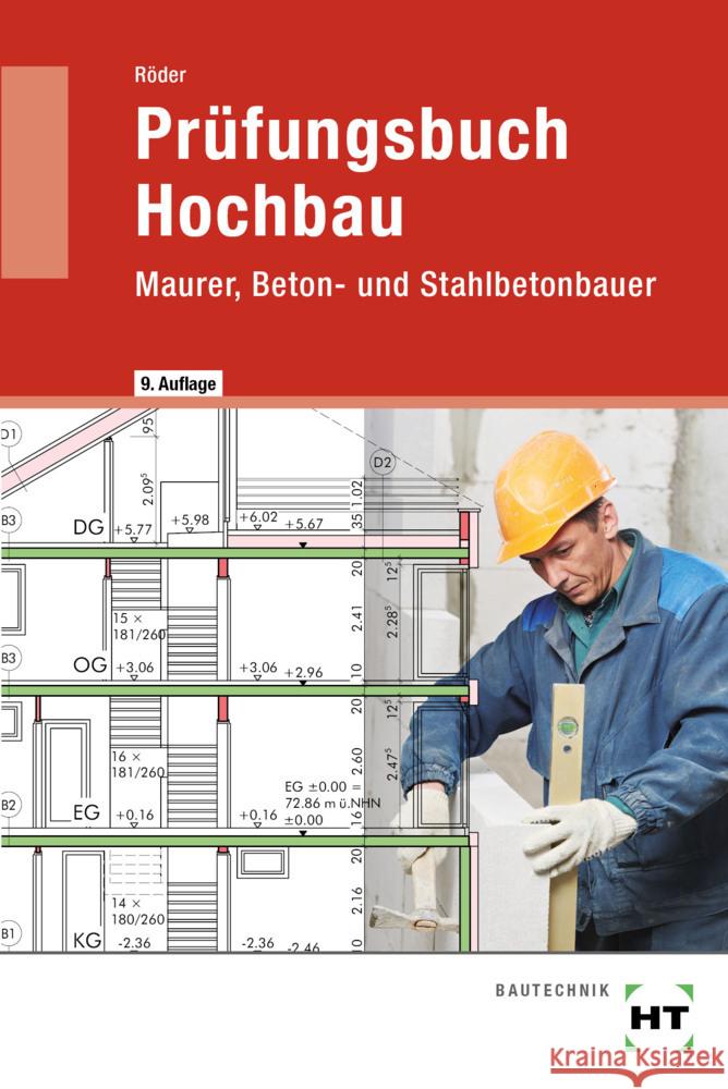 Prüfungsbuch Hochbau Röder, Lutz 9783582138606 Handwerk und Technik - książka