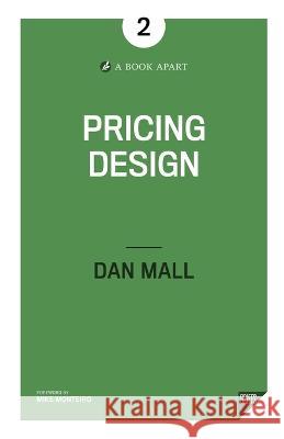 Pricing Design Dan Mall 9781937557362 Book Apart - książka