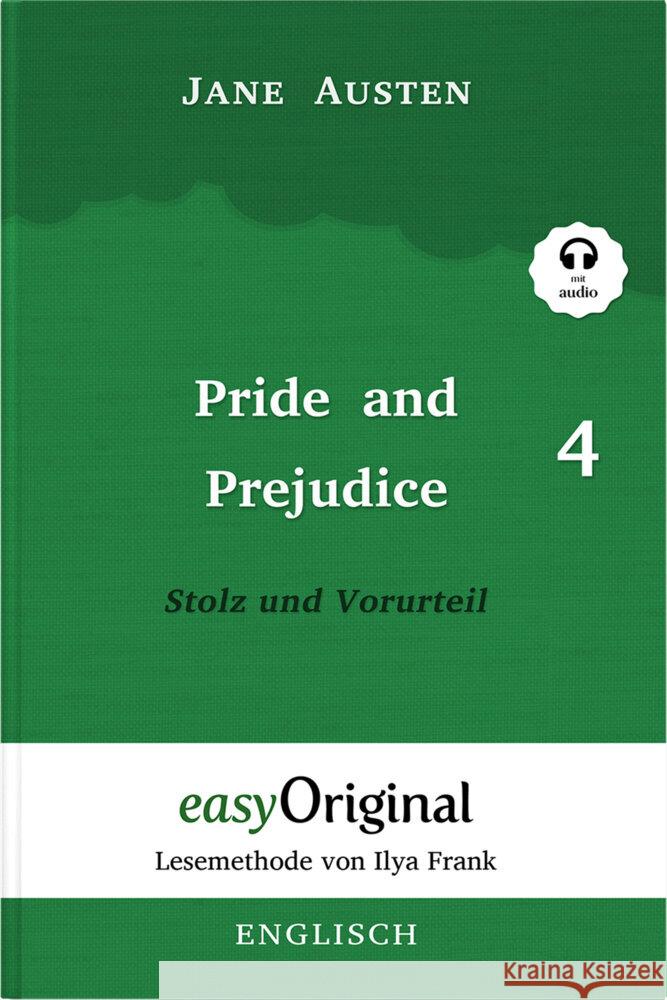 Pride and Prejudice / Stolz und Vorurteil - Teil 4 (mit kostenlosem Audio-Download-Link) Austen, Jane 9783991121954 EasyOriginal - książka