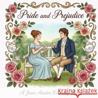 Pride and Prejudice: A Jane Austen Coloring Book Sj Thomas 9781948713610 Shire Oak Press - książka
