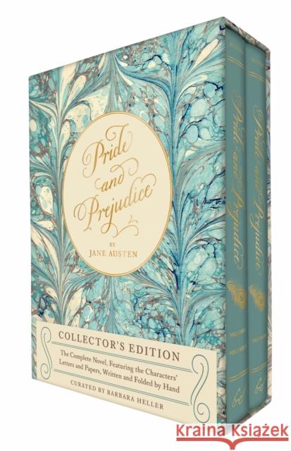 Pride and Prejudice (Collector's Edition): The Complete Novel, Featuring the Characters' Letters and Papers, Written and Folded by Hand Jane Austen 9781797232294 Chronicle Books - książka