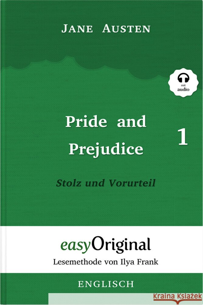 Pride and Prejudice / Stolz und Vorurteil - Teil 1 Hardcover (Buch + MP3 Audio-CD) - Lesemethode von Ilya Frank - Zweisprachige Ausgabe Englisch-Deutsch, m. 1 Audio-CD, m. 1 Audio, m. 1 Audio Austen, Jane 9783991121176 EasyOriginal - książka