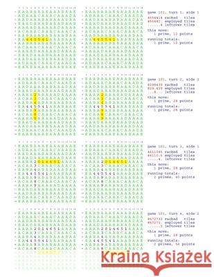Prime Scrabble Examples 101-150 Francis Gurtowski 9781541220355 Createspace Independent Publishing Platform - książka