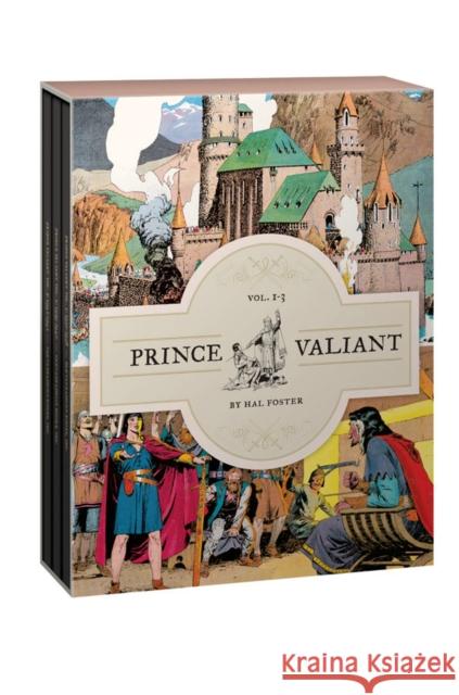 Prince Valiant Volumes 1-3 Gift Box Set Hal Foster 9781683960720 Fantagraphics - książka