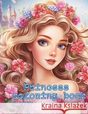 Princess Coloring Book Olha Sydorova   9798396211346 Independently Published - książka