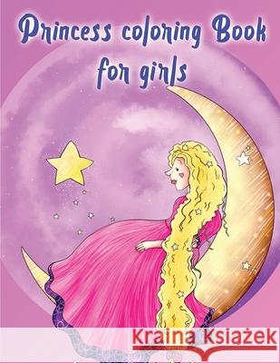 Princess Coloring Book For Girls Deeasy Books 9783205692683 Publisher - książka