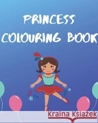 princess colouring book Keith Jones 9781692488628 Independently Published - książka