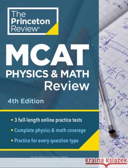 Princeton Review MCAT Physics and Math Review Princeton Review 9780593516270 Random House USA Inc - książka