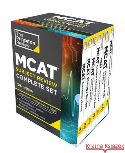 Princeton Review MCAT Subject Review Complete Box Set, 5th Edition: 7 Complete Books + 3 Online Practice Tests Princeton Review 9780593518915 Princeton Review - książka