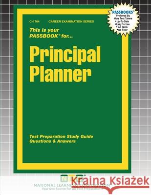 Principal Planner Passbooks 9781799317647 National Learning Corp - książka