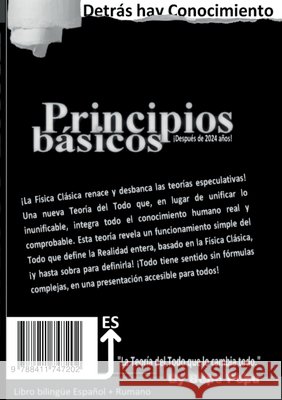 Principios b?sicos: Teor?a del Todo por Bepe Popu Bepe Popu 9788411747202 Bod - Books on Demand - książka