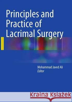 Principles and Practice of Lacrimal Surgery Mohammad Jave 9788132235040 Springer - książka