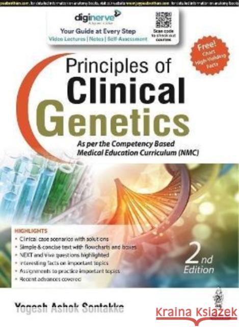 Principles of Clinical Genetics Yogesh Ashok Sontakke   9789354652509 Jaypee Brothers Medical Publishers - książka