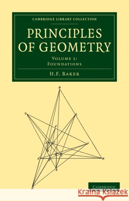 Principles of Geometry H. F. Baker 9781108017770 Cambridge University Press - książka