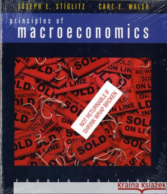 Principles of Macroeconomics Joseph E. Stiglitz 9780393168198 WW NORTON & CO - książka