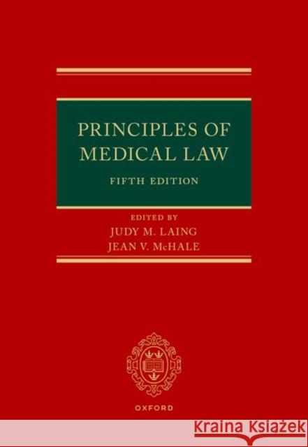 Principles of Medical Law  9780192869791 Oxford University Press - książka
