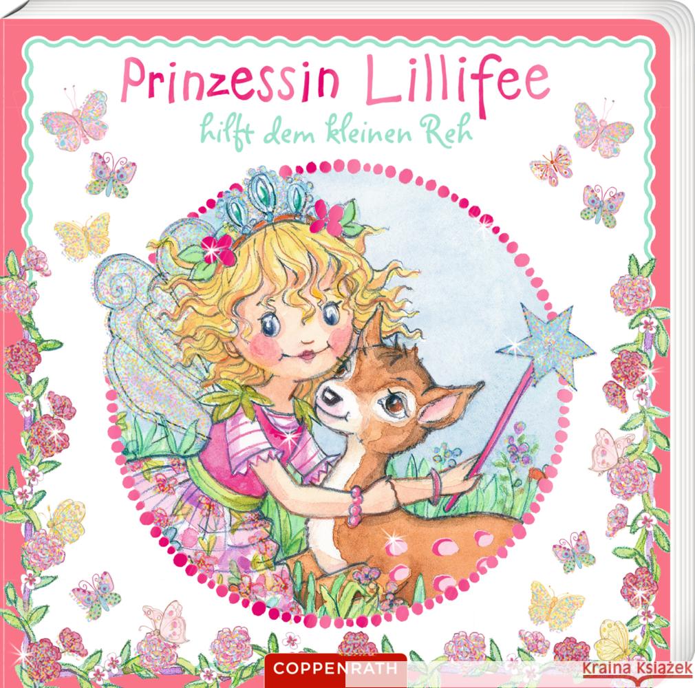 Prinzessin Lillifee hilft dem kleinen Reh (Pappbilderbuch) Berger, Nicola 9783649647393 Coppenrath, Münster - książka