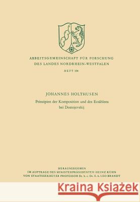 Prinzipien Der Komposition Und Des Erzählens Bei Dostojevskij Holthusen, Johannes 9783663009344 Vs Verlag Fur Sozialwissenschaften - książka