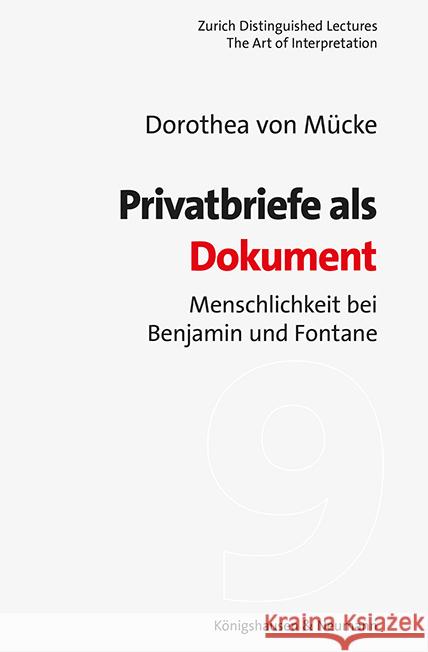 Privatbriefe als Dokument Mücke, Dorothea von 9783826093609 Königshausen & Neumann - książka