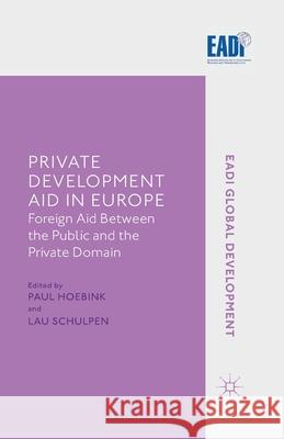 Private Development Aid in Europe: Foreign Aid Between the Public and the Private Domain Hoebink, Paul 9781349436118 Palgrave Macmillan - książka