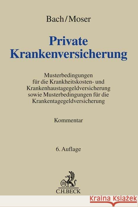 Private Krankenversicherung  9783406776038 Beck Juristischer Verlag - książka