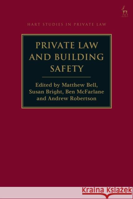Private Law and Building Safety  9781509976607 Bloomsbury Publishing PLC - książka