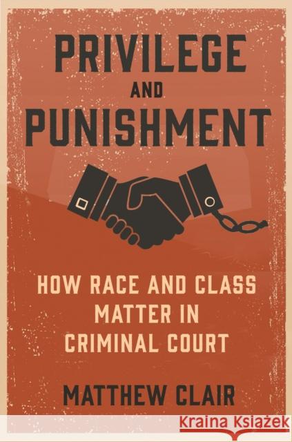 Privilege and Punishment: How Race and Class Matter in Criminal Court Clair, Matthew 9780691233871 Princeton University Press - książka