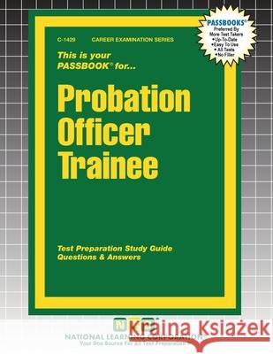 Probation Officer Trainee Passbooks 9781799314295 National Learning Corp - książka