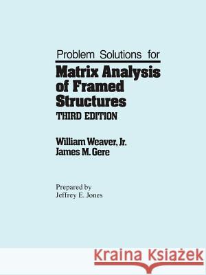 Problem Solutions for Matrix W. Weaver 9780442305024 Springer - książka