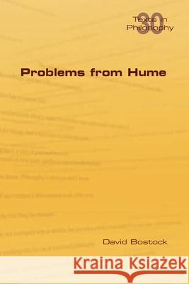 Problems from Hume David Bostock 9781848903876 College Publications - książka