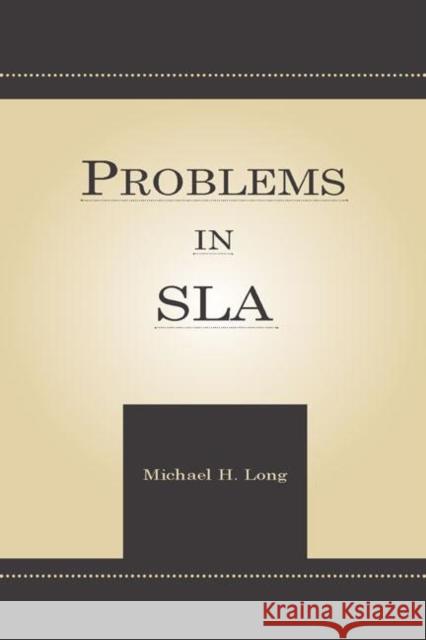 Problems in Second Language Acquisition Michael H. Long 9780805860849 Lawrence Erlbaum Associates - książka