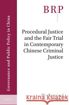 Procedural Justice and the Fair Trial in Contemporary Chinese Criminal Justice Elisa Nesossi, Susan Trevaskes 9789004386372 Brill - książka