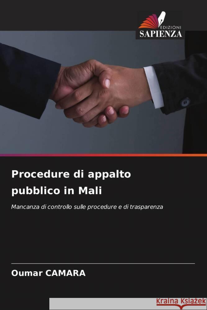 Procedure di appalto pubblico in Mali Camara, Oumar 9786206380641 Edizioni Sapienza - książka