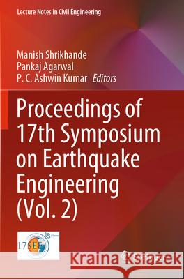 Proceedings of 17th Symposium on Earthquake Engineering (Vol. 2)  9789819916061 Springer Nature Singapore - książka