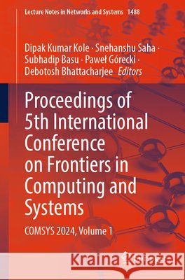 Proceedings of 5th International Conference on Frontiers in Computing and Systems  9789819683086 Springer Nature Singapore - książka